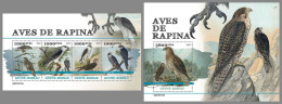 GUINEA-BISSAU 2023 MNH Birds Of Prey Greifvögel Raubvögel M/S+S/S – IMPERFORATED – DHQ2422 - Arends & Roofvogels
