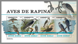 GUINEA-BISSAU 2023 MNH Birds Of Prey Greifvögel Raubvögel M/S – IMPERFORATED – DHQ2422 - Arends & Roofvogels