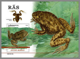 GUINEA-BISSAU 2023 MNH Frogs Frösche S/S – IMPERFORATED – DHQ2422 - Kikkers