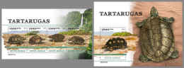 GUINEA-BISSAU 2023 MNH Turtles Schildkröten M/S+S/S – IMPERFORATED – DHQ2422 - Tortues