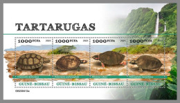 GUINEA-BISSAU 2023 MNH Turtles Schildkröten M/S – IMPERFORATED – DHQ2422 - Tortues