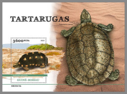 GUINEA-BISSAU 2023 MNH Turtles Schildkröten S/S – IMPERFORATED – DHQ2422 - Tortues