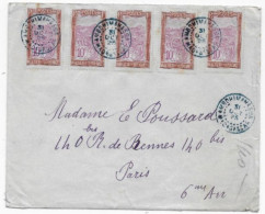 MADAGASCAR Dispersion D'une Collection D'oblitération Lettre Timbre Càd AMBOHIMAMASOA 1925 Bon Bureau - Lettres & Documents