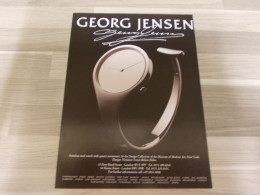 Reclame Advertentie Uit Oud Tijdschrift 2000 - Georg Jensen Stainless Steel Watch - Publicités