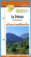 38 Isère LE TRIEVES Le Goutaroux Rhone Alpes Fiche Dépliante Randonnées  Balades - Géographie