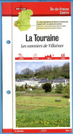 37 Indre Et Loire LA TOURAINE Les Vanniers De Villaines  Région Centre Fiche Dépliante Randonnées Balades - Géographie