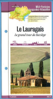 31 Haute Garonne LE LAURAGAIS Le Grand Tour De Baziège  Midi Pyrénées Fiche Dépliante Randonnées Balades - Géographie