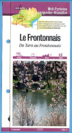 31 Haute Garonne LE FRONTONNAIS Du Tarn Au Frontonnais Midi Pyrénées Fiche Dépliante Randonnées Balades - Géographie