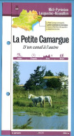 30 Gard LA PETITE CAMARGUE D' Un Canal à L'autre  Languedoc Roussillon Fiche Dépliante Randonnées Balades - Géographie