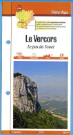 26 Drome LE VERCORS Le Pas Du Touet Rhone Alpes Fiche Dépliante Randonnées Balades - Géographie