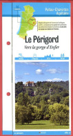 24 Dordogne LE PERIGORD Vers La Gorge D'Enfer  Aquitaine Fiche Dépliante Randonnées Balades - Géographie
