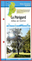 24 Dordogne LE PERIGORD Milhac De Nontron  Aquitaine Fiche Dépliante Randonnées Balades - Géographie