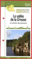 23 Creuse VALLEE DE LA CREUSE Le Sentier Des Peintres  Auvergne Limousin Fiche Dépliante Randonnées Balades - Aardrijkskunde