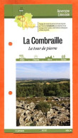 23 Creuse LA COMBRAILLE TOUR DE PIERRE  Auvergne Limousin Fiche Dépliante Randonnées Balades - Aardrijkskunde