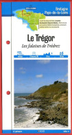 22 Cotes D'Armor LE TREGOR Falaises De Trédrez Bretagne Fiche Dépliante Randonnées Balades - Géographie