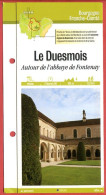 21 Cote D'Or LE DUESMOIS Autour Abbaye De Fontenay Bourgogne Fiche Dépliante Randonnées Balades - Aardrijkskunde