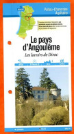 16 Charente LE PAYS D'ANGOULEME LAVOIRS DE DIRAC   Poitou Charentes Fiche Dépliante Randonnées Balades - Aardrijkskunde
