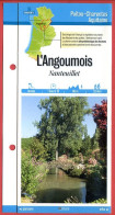 16 Charente L'ANGOUMOIS Nanteuillet Poitou Charentes Fiche Dépliante Randonnées Balades - Aardrijkskunde