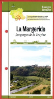 15 Cantal LA MARGERIDE Gorges De La Truyère Auvergne Fiche Dépliante Randonnées Balades - Géographie