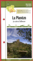 15 Cantal LA PLANEZE Le Site D'Alleuze  Auvergne Fiche Dépliante Randonnées Balades - Geographie