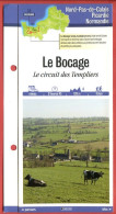 14 Calvados LE BOCAGE Le Circuit Des Templiers  Normandie Fiche Dépliante Randonnées Balades - Geographie