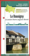 10 Aube LE BASSIGNY Sentier Pierre Auguste Renoir Champagne Ardenne Fiche Dépliante Randonnées Balades - Geographie