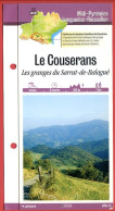 09 Ariège LE COUSERANS Granges Du Sarrat De Balagué  Midi Pyrénées Fiche Dépliante Randonnées Balades - Aardrijkskunde