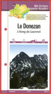 09 Ariège LE DONEZAN Etang Du Laurenti  Midi Pyrénées Fiche Dépliante Randonnées Balades - Geografía