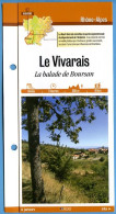 07 Ardèche LE VIVARAIS La Balade De Boursan Rhone Alpes Fiche Dépliante  Randonnées Balades - Geographie