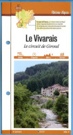 07 Ardèche LE VIVARAIS Circuit De Girond  Rhone Alpes Fiche Dépliante  Randonnées Balades - Géographie