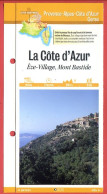 06 Alpes Maritimes LA COTE D'AZUR Eze Village Mont Bastide PACA Fiche Dépliante  Randonnées Balades - Geographie