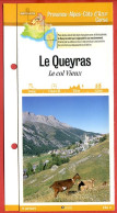 05 Hautes Alpes LE QUEYRAS Le Col Vieux PACA Fiche Dépliante  Randonnées Balades - Geografía