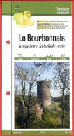 03 Allier LE BOURBONNAIS Languistre La Balade Verte Auvergne Fiche Dépliante  Randonnées Balades - Géographie