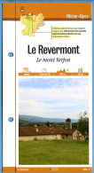 01 Ain LE REVERMONT Le Mont Verjon Rhone Alpes Fiche Dépliante Randonnées  Balades - Geographie