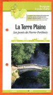 89 Yonne  LA TERRE PLAINE PONTS DE PIERRE PERTHUIS  Bourgogne Fiche Dépliante Randonnées  Balades - Geographie