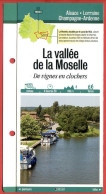 88 Vosges 88 Vosges LA VALLEE DE LA MOSELLE De Vignes En Clochers  Lorraine Fiche Dépliante Randonnées Et Balades - Géographie