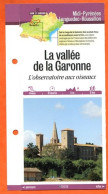 82 Tarn Et Garonne VALLEE DE LA GARONNE OBSERVATOIRE DES OISEAUX Midi Pyrénées Fiche Dépliante Randonnées Balades - Geographie