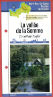 80 Somme LA VALLEE DE LA SOMME Circuit De Tenfol  Picardie Fiche Dépliante Randonnées  Balades - Geografía