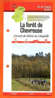 78 Yvelines LA FORET DE CHEVREUSE CIRCUIT MILON LA CHAPELLE Ile De France Fiche Dépliante Randonnées  Balades - Geographie