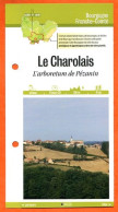 71 Saone Et Loire LE CHAROLAIS ARBORETUM DE PEZANIN    Bourgogne Fiche Dépliante Randonnées  Balades - Geographie