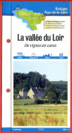 72 Sarthe LA VALLEE DU LOIR De Vignes En Caves  Pays De La Loire Fiche Dépliante Randonnées  Balades - Geographie