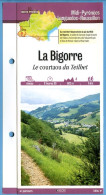 65 Hautes Pyrénées LA BIGORRE Le Courtaou Du Teilbet  Midi Pyrénées Fiche Dépliante Randonnées  Balades - Geographie