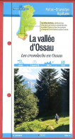 64 Pyrénées Atlantiques LA VALLEE D' OSSAU Les Cromlechs En Ossau  Aquitaine Fiche Dépliante Randonnées  Balades - Aardrijkskunde