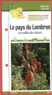 63 Puy De Dome LE PAYS DU LEMBRON Vallée Des Saints  Auvergne Limousin Fiche Dépliante Randonnées  Balades - Géographie