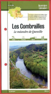63 Puy De Dome LES COMBRAILLES Méandre De Queuille Auvergne Limousin Fiche Dépliante Randonnées  Balades - Aardrijkskunde