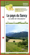 63 Puy De Dome LE PAYS DU SANCY Vallée De Chaudefour  Auvergne Limousin Fiche Dépliante Randonnées  Balades - Aardrijkskunde