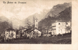 DRUSACCO Di VICO CANAVESE, Torino - Panorama - Un Saluto - VG - #007 - Other & Unclassified