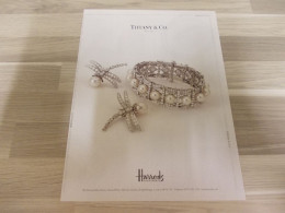 Reclame Advertentie Uit Oud Tijdschrift 2000 - Tiffany & Co - Harrods Knightsbridge - The Fine Jewellery Room, Ground Fl - Advertising