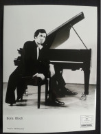 BORIS BLOCH PIANO PIANIST PIANISTE DEUTSCHE GRAMMOPHON PHOTO PICTURE - Famous People