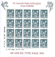 France. Bloc Salon Philatelique 2016.140 Ans Du Type Sage.neuf - Neufs
